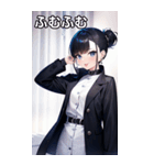 知的むっつりなハーフアップ海賊女の子（個別スタンプ：30）
