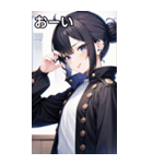 知的むっつりなハーフアップ海賊女の子（個別スタンプ：31）