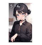知的むっつりなハーフアップ海賊女の子（個別スタンプ：38）