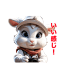 ウサちゃんのポジティブなあいさつ（個別スタンプ：5）