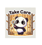 もふもふ赤ちゃんパンダの毎日スタンプ（個別スタンプ：17）