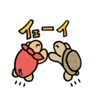 カメ吉とくるまるちゃん5（個別スタンプ：32）