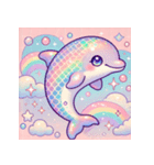 ゆめかわ海の仲間たち（個別スタンプ：3）
