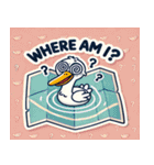 ブラブラのペリカンのスタンプ@SFW（個別スタンプ：24）