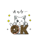 聞き上手なしろねこ くうの日常 2（個別スタンプ：1）