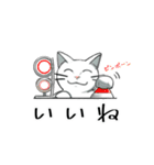 聞き上手なしろねこ くうの日常 2（個別スタンプ：6）