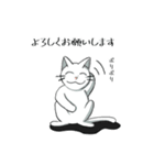 聞き上手なしろねこ くうの日常 2（個別スタンプ：13）