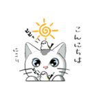 聞き上手なしろねこ くうの日常 2（個別スタンプ：17）
