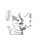 聞き上手なしろねこ くうの日常 2（個別スタンプ：21）