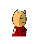オレンジ色の子猫（ラブ）（個別スタンプ：13）