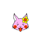 励ましうさちゃん（個別スタンプ：40）