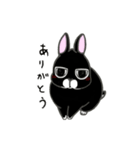 くろウサちゃん（個別スタンプ：14）