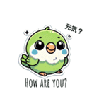 英語でマメルリハ（個別スタンプ：9）