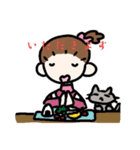 ぷみこちゃんのまいにちすたんぷ（個別スタンプ：4）