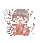 手話と表情で伝える男の子【手話スタンプ】（個別スタンプ：11）