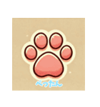 ゴールデンレトリバーかわいい仔犬スタンプ（個別スタンプ：5）