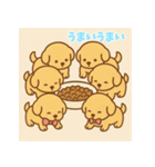 ゴールデンレトリバーかわいい仔犬スタンプ（個別スタンプ：6）