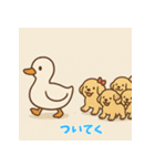 ゴールデンレトリバーかわいい仔犬スタンプ（個別スタンプ：16）