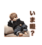 毎日使えるヤンキー風の男の子★日常（個別スタンプ：9）