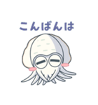 エギング好きの為のアオリイカ挨拶スタンプ（個別スタンプ：3）