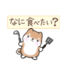 まるまる豆柴の家族連絡専用スタンプ（個別スタンプ：17）