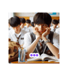 男子高生の毎日あいさつスタンプ（個別スタンプ：9）