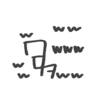 サイン風メッセージスタンプ（個別スタンプ：7）