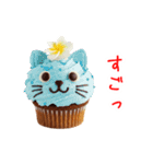 ニャップケーキ、ふわっと一言（個別スタンプ：16）