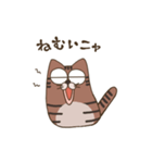おとぼけ顔の猫ちゃん（個別スタンプ：3）