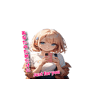 かわいいあいさつスタンプ2525で（個別スタンプ：1）