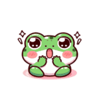 カエル くたくた（個別スタンプ：3）