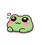 カエル くたくた（個別スタンプ：8）