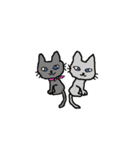 犬と猫と仲間たち（個別スタンプ：4）