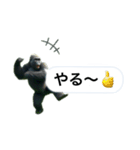 愉快なゴリラさん！（個別スタンプ：22）