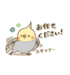 敬語が話せる！もふもふインコ（個別スタンプ：8）