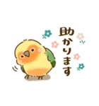 敬語が話せる！もふもふインコ（個別スタンプ：10）