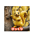 クレイ風リス（個別スタンプ：2）