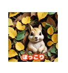クレイ風リス（個別スタンプ：14）