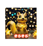 クレイ風リス（個別スタンプ：40）