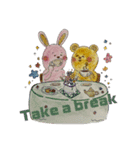 Cute ＆ friendly animals ♡（個別スタンプ：10）