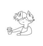 カフェの兄ちゃん（個別スタンプ：1）
