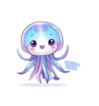 かわいい くらげ(使いやすい)（個別スタンプ：5）