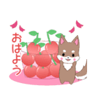 ちびハスキー14【春】（個別スタンプ：1）