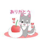 ちびハスキー14【春】（個別スタンプ：3）