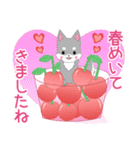ちびハスキー14【春】（個別スタンプ：13）
