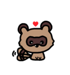 こわがりたぬき（個別スタンプ：8）