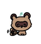 こわがりたぬき（個別スタンプ：9）