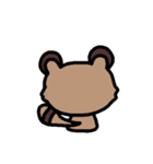 こわがりたぬき（個別スタンプ：18）