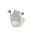 ゴルフなベアたち（個別スタンプ：24）