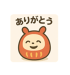 だるまる 日常シリーズ①（個別スタンプ：3）
